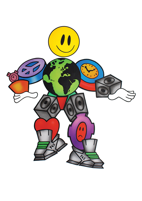 Pezman 1990 - A3 Giclée Print