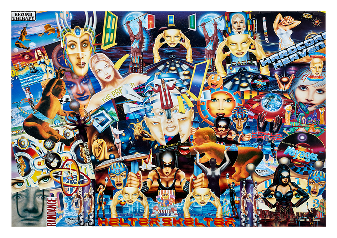 Flyer Collage - A3 Giclée print