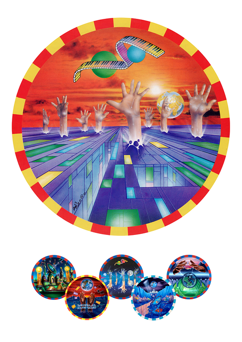 World Dance - A3 Giclée print