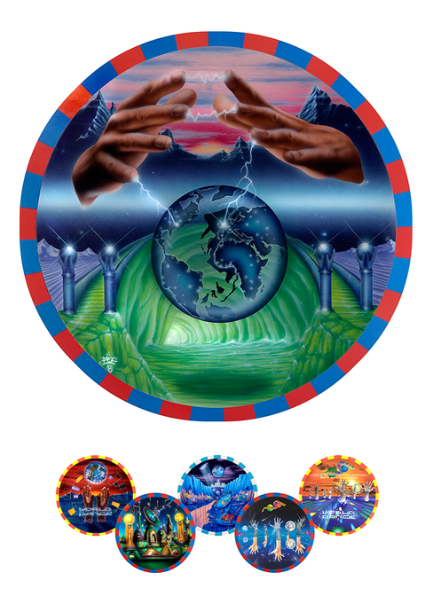 World Dance 4 - A3 Giclée print